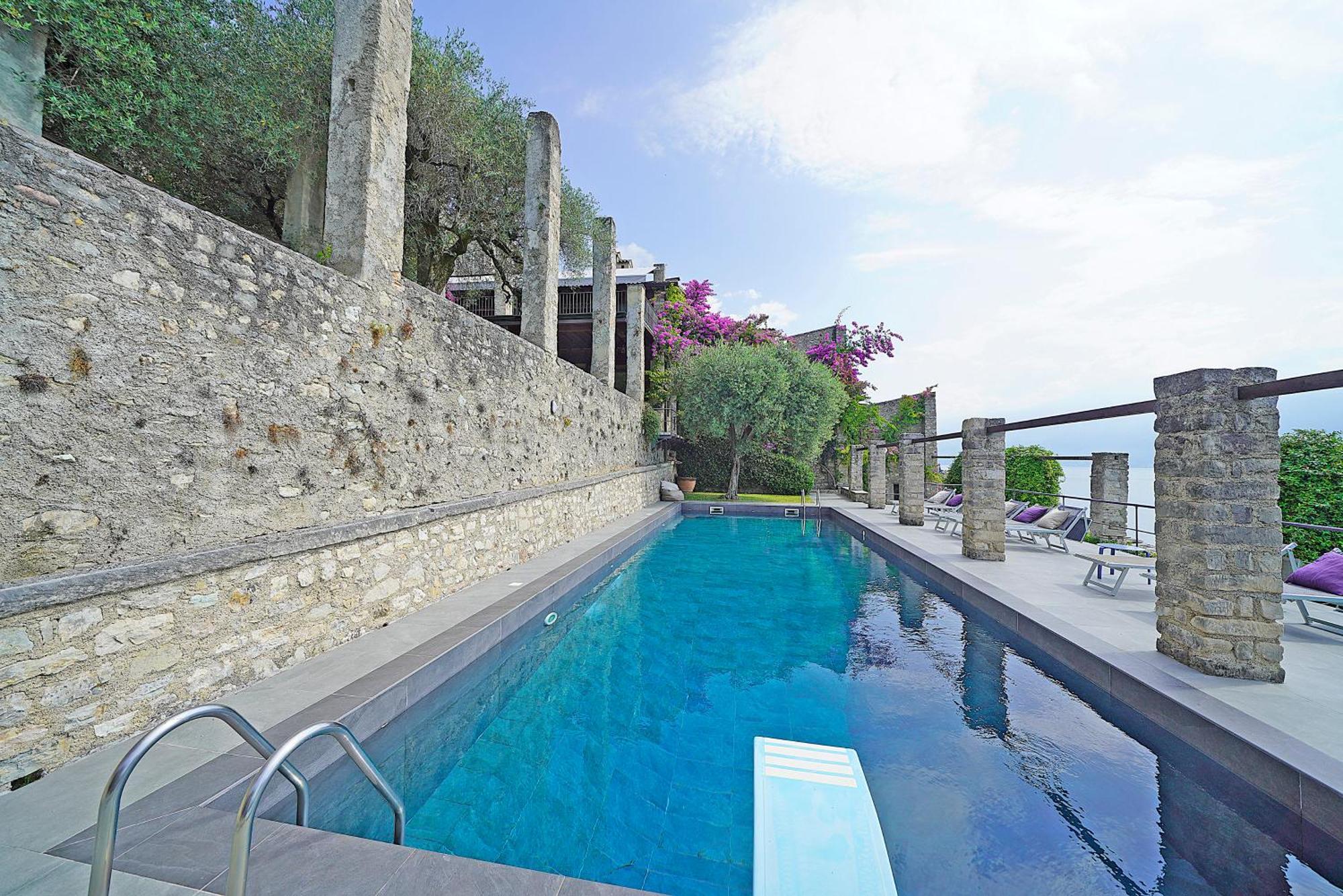 Villa Rachele: Stunning Luxury Villa In Centre Gargnano With Private Pool And Breathtaking Views Eksteriør bilde
