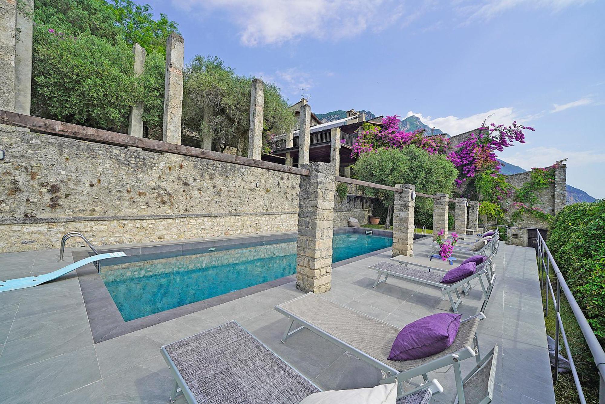 Villa Rachele: Stunning Luxury Villa In Centre Gargnano With Private Pool And Breathtaking Views Eksteriør bilde