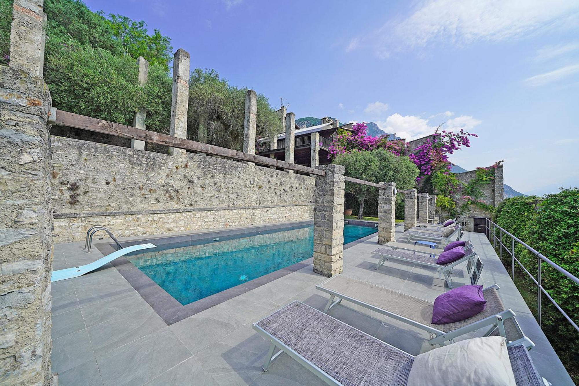 Villa Rachele: Stunning Luxury Villa In Centre Gargnano With Private Pool And Breathtaking Views Eksteriør bilde