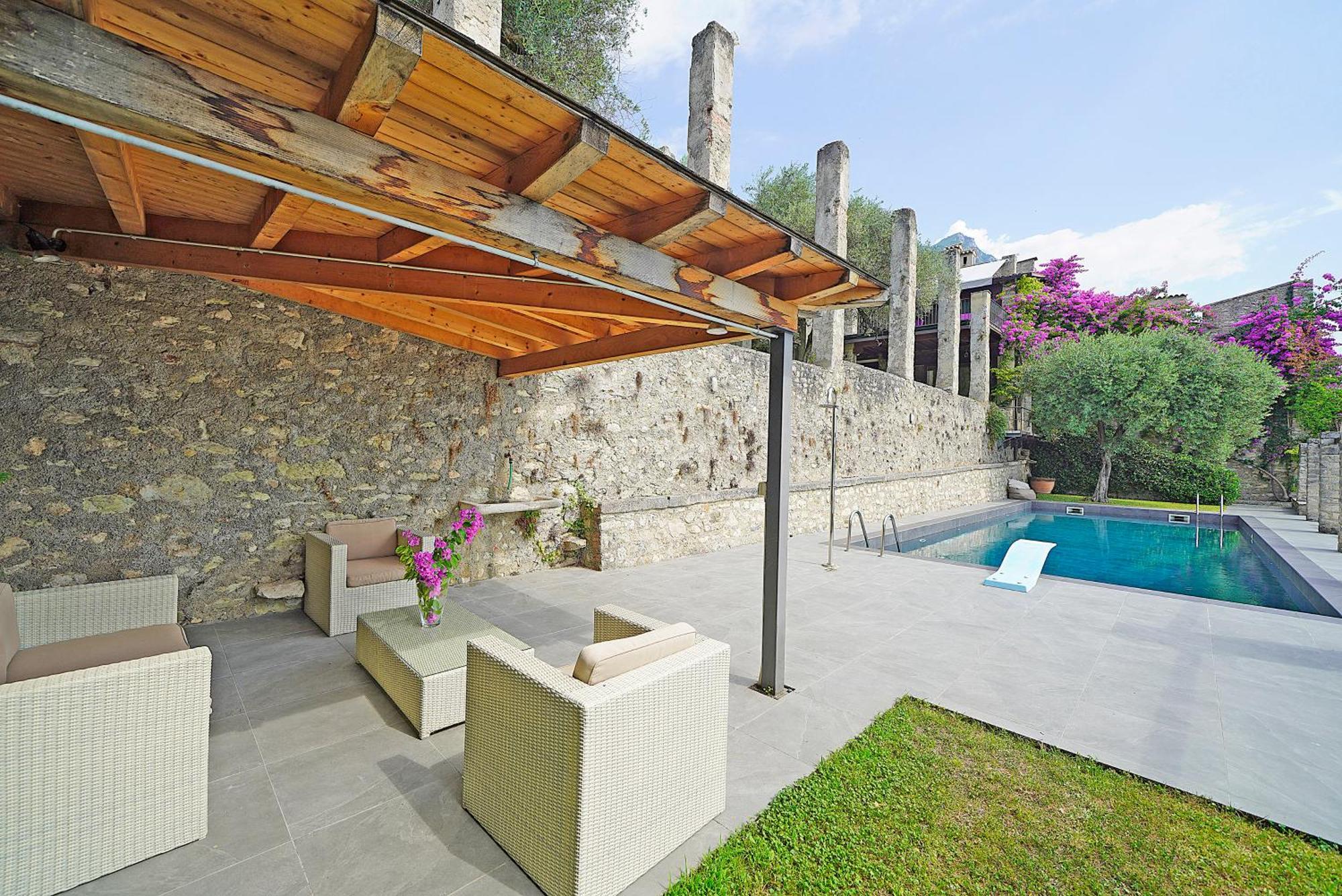 Villa Rachele: Stunning Luxury Villa In Centre Gargnano With Private Pool And Breathtaking Views Eksteriør bilde