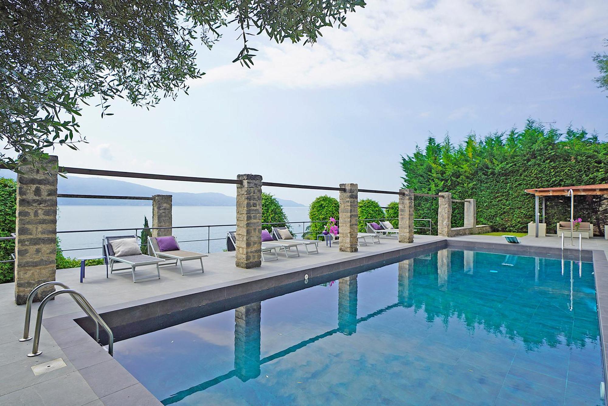 Villa Rachele: Stunning Luxury Villa In Centre Gargnano With Private Pool And Breathtaking Views Eksteriør bilde