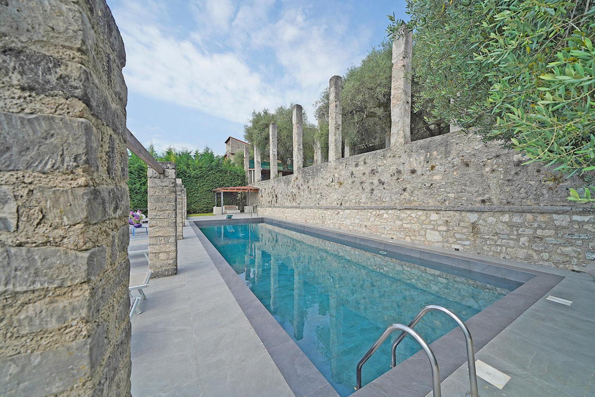 Villa Rachele: Stunning Luxury Villa In Centre Gargnano With Private Pool And Breathtaking Views Eksteriør bilde