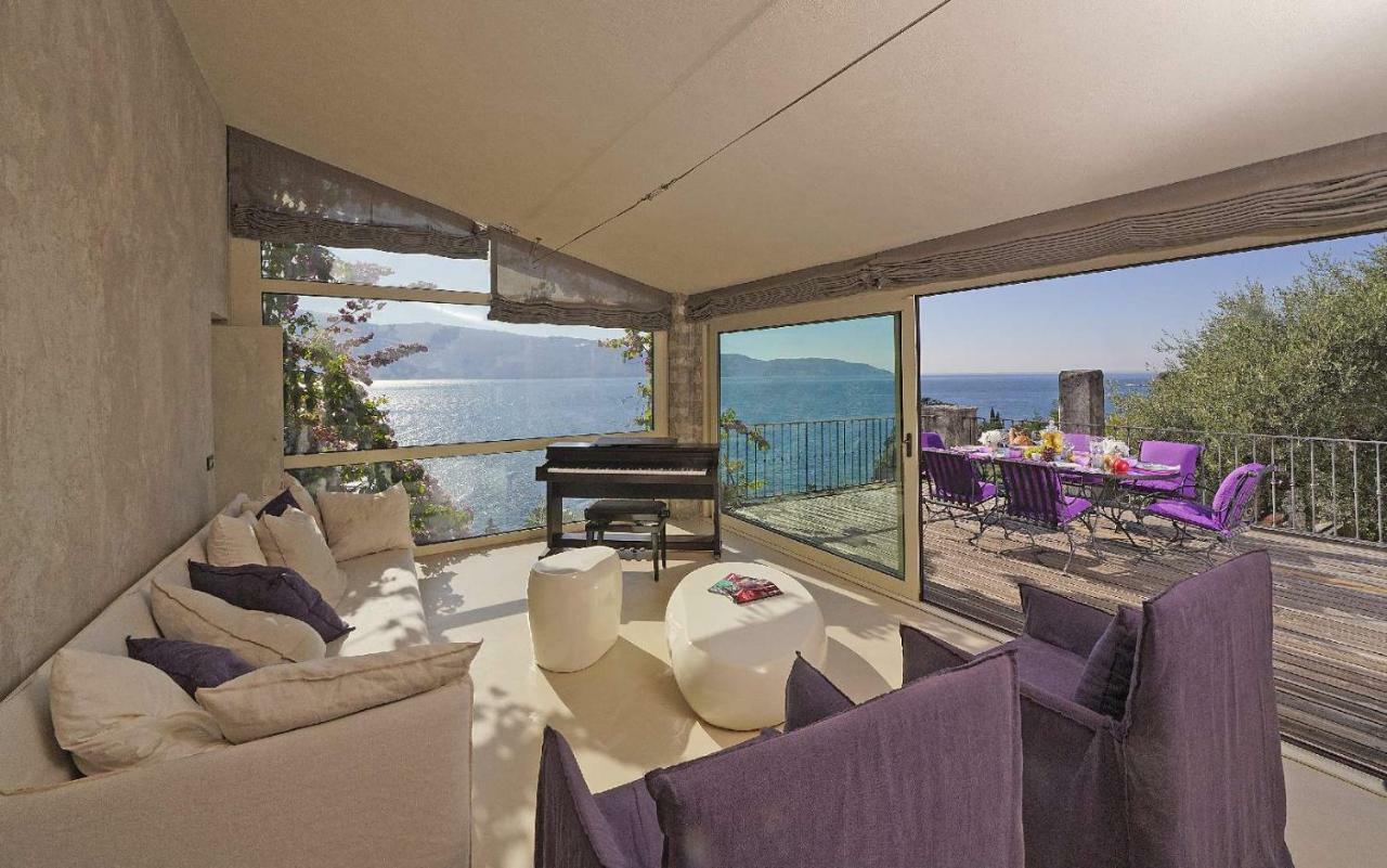 Villa Rachele: Stunning Luxury Villa In Centre Gargnano With Private Pool And Breathtaking Views Eksteriør bilde
