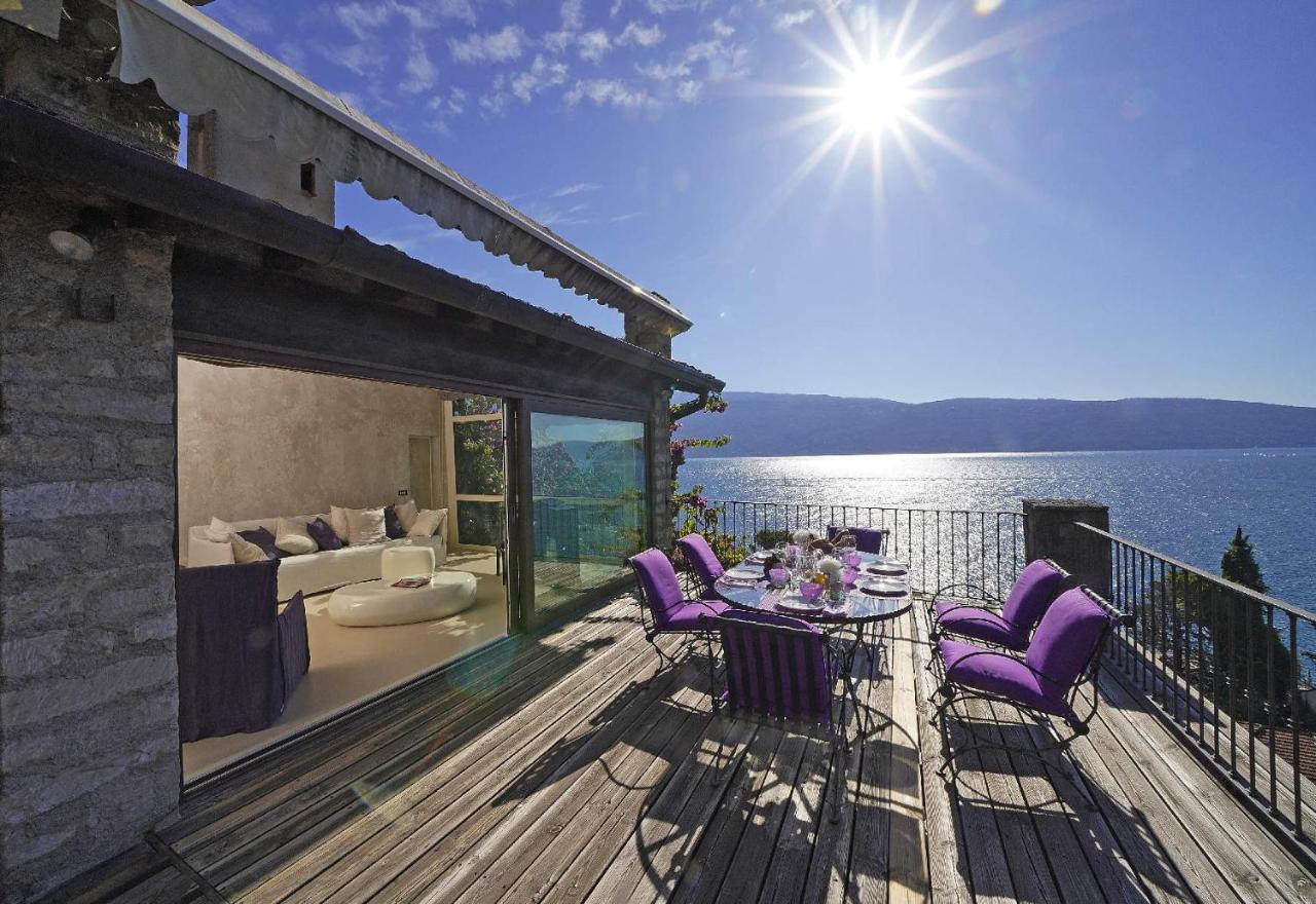 Villa Rachele: Stunning Luxury Villa In Centre Gargnano With Private Pool And Breathtaking Views Eksteriør bilde